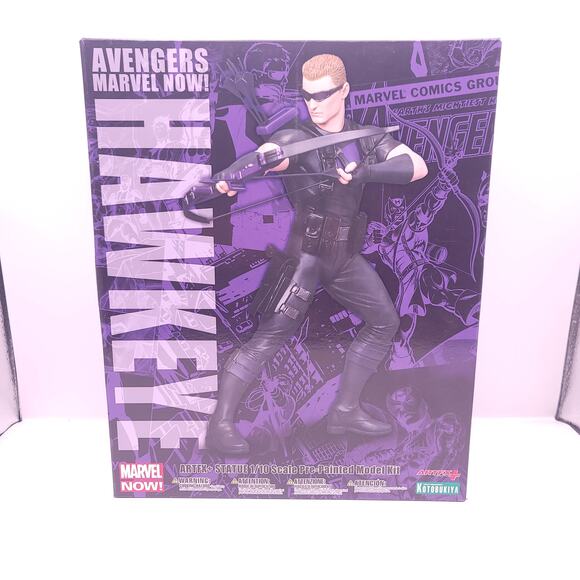 Marvel Now Avengers Hawkeye Artfx 1/10 Scale Model Statue New in Packaging - Picture 1 of 6